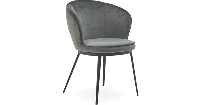 IDdesign Gain design szék, antracit bársony, Székek kategóriában | Rendelj online webáruházunkból!