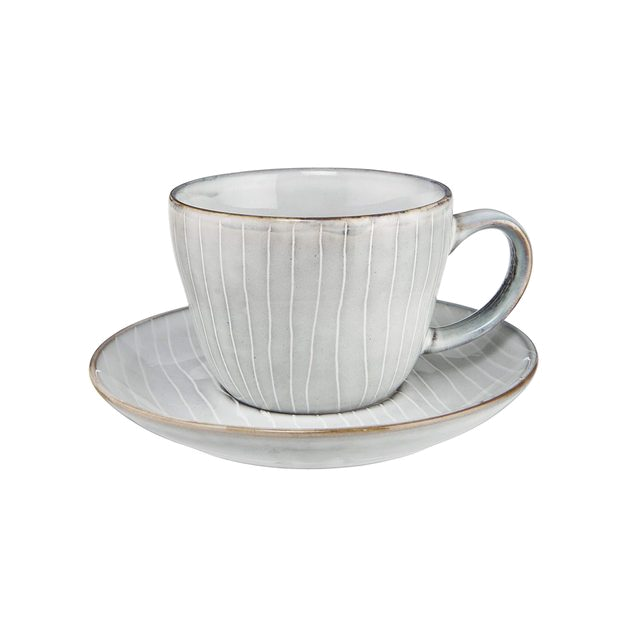 HENLEY kávés csésze, csészealjjal 270ml  -  Bögrék, csészék  -  Butlers.hu