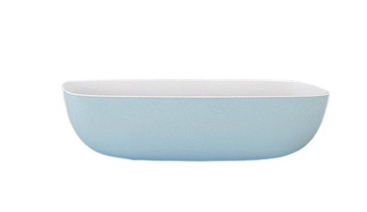 Kolpa San Milo-FS 174x75 szabadon álló fürdőkád, kék-fehér 592480