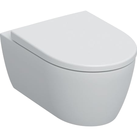 Geberit iCon mélyöblítésű fali WC készlet, zárt forma, Rimfree, WC-ülőkével
