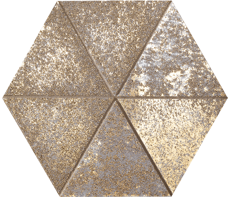 Sheen gold Mosaics 221x192 | Tubądzin