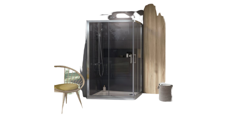 Ravak 10AP4 120/90 zuhanykabin krómhatású + transparent ( 0ZVG70C00Z1 ) - Szögletes kabinok - Szerelvénybolt Kft webáruház