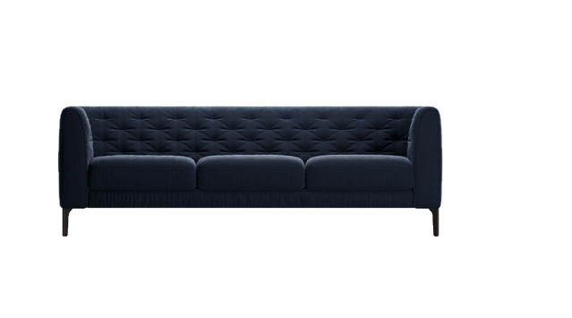 NATUZZI Piacere-dark blue sofa