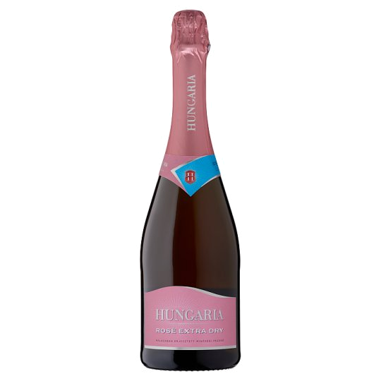 Hungaria Rosé Extra Dry palackban erjesztett különlegesen száraz rosé minőségi pezsgő 12,5% 0,75 l - Tesco Online, Tesco Otthonról, Tesco Doboz Webáruház