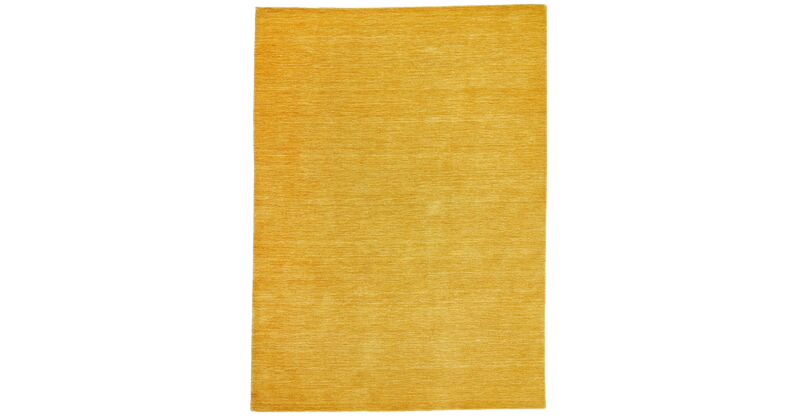 Aranysárga prémium gyapjú szőnyeg 160x90 cm - Rezas