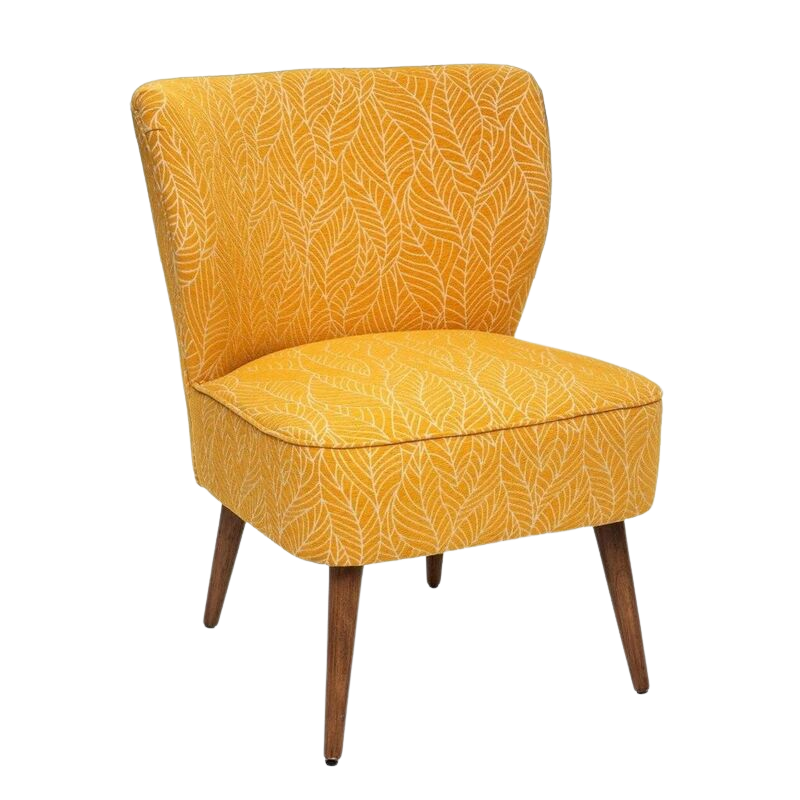 Fotel mintás, sárga - COCKTAIL - ❤️ Időtálló design, kedvező áron ❤️ Butopêa