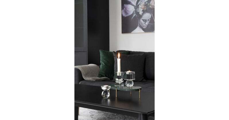 Elegáns sötétzöld bársony párna 40x40 cm 2 db - House Nordic