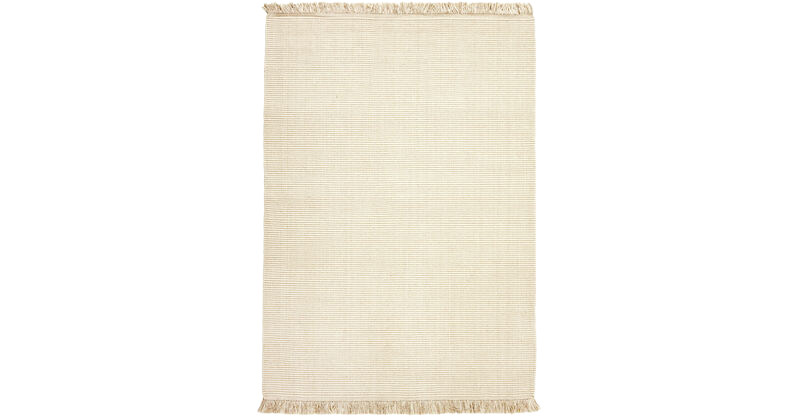 Fehér prémium gyapjú szőnyeg 200x140 cm - Rezas