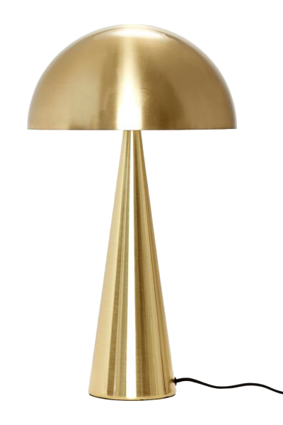 Hübsch / gomba alakú réz asztali lámpa // Nordic Home