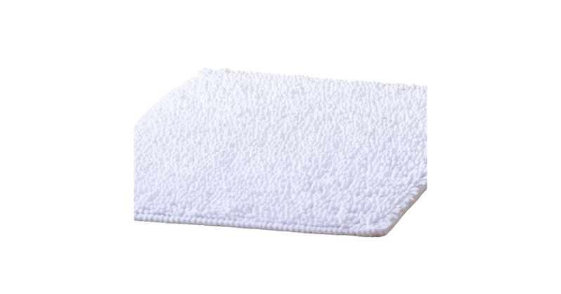 Extra puha fehér kádkilépő, fürdőszoba szőnyeg