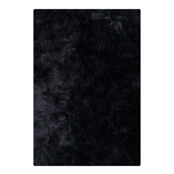 Modern fekete nagy szőnyeg 230x160 cm - nordichome.hu