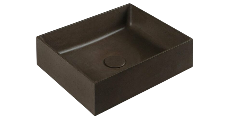 sapho formigo pultra szerelhető mosdó, sötét barna 47,5x13x36,5 cm, FG014, Cikkszám: FG014