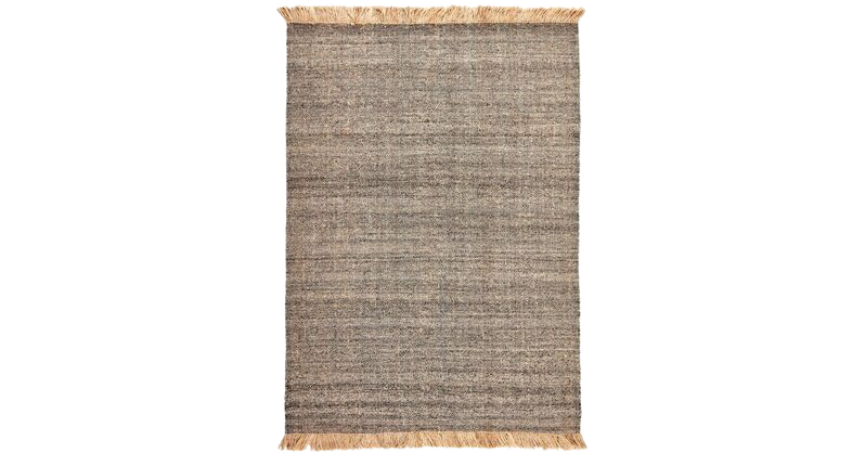 Sötétszürke prémium gyapjú szőnyeg 240x170 cm - Rezas